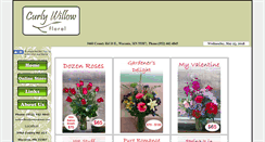 Desktop Screenshot of curlywillow-floral.com